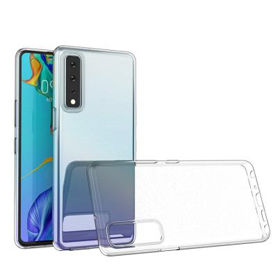 China Hot Sales Anti-drop Crystal Clear Ultra Thin Soft TPU Back Cover Cell Phone Rubber Transparent Thin Case For LG Q52 for sale