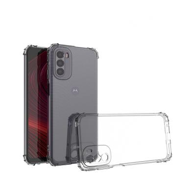 China New Four-corner Drop Anti-drop Crystal Clear TPU Shockproof Military Transparent Phone Case For Motorola Moto G31 G51 G71 5G for sale