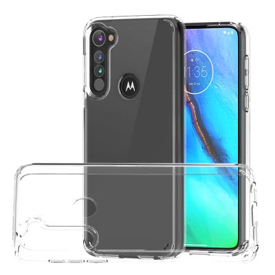 China 100% New 1.5mm Crystal Clear Hard Acrylic Transparent TPU Shockproof Phone Case Eco-friendly Phone Case For Motorola Moto G Plus E6 Stylus G8 Game for sale