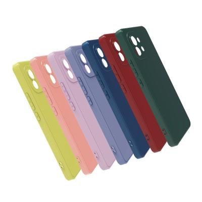 China Good Price Factory Sales Liquid Silicone Candy Colors Slim Soft TPU Back Cover Liquid Silicone Phone Case For Xiaomi MI 11 for sale