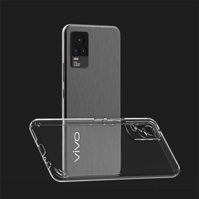 China Clear Transparent Shockproof Acrylic Anti-drop Airbag Cushion Phone Cover Case For vivo v21e 4g factory price for sale