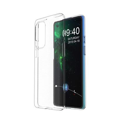 China Hot Sales Anti-drop Crystal Clear Ultra Thin Soft TPU Back Cover Cell Phone Rubber Transparent Thin Case For OnePlus 9R for sale