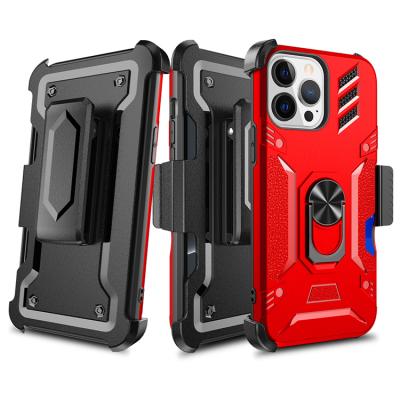 China Shockproof Defender Robot Holster Belt Clip Phone Case For Samsung Galaxy A02s A03s A12 A22 A32 A42 A52 A72 A82 5G Rugged Belt Clip for sale