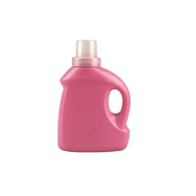 China Household Products 500ml Laundry Small Red HDPE Plastic Detergent Container For Baby Use for sale