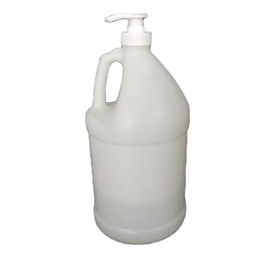 China Household Products 1 Gallon Round HDPE Plastic Bottles With 38/400 Big Pump for sale