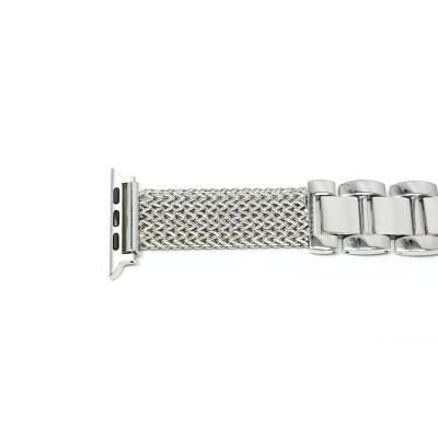 China Stainless Steel Watch Band For Apple Watch Net Stainless Steel Chain for sale