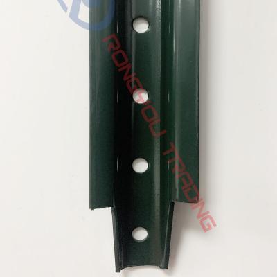 China Easily Assembled Green And Galvanized U Sign Post For Billboard Post for sale