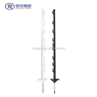 China Easily Assembled Fence Plastic Post PP Electric Pole For Animal Fence for sale