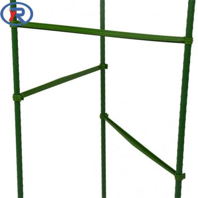 China Waterproof And Stable Plastic Coated Steel Garden Support Stakes Factory Upright Pole for sale