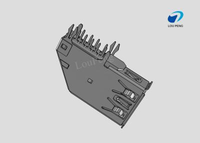 China usb 3.0 connector TYPE-A 9pin DIP side insert for sale