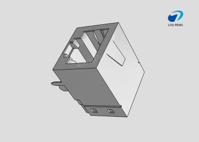 China RJ45 Connectors, RJ45, Single Port, Port Matrix Configuration 1 x 1, RJ Type Jacks & Plugs,RJ45,Side,8P8C,R/A,50u