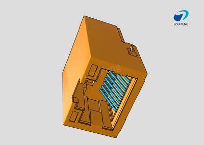 China RJ45 jack 1Gbit CE biCLED for sale