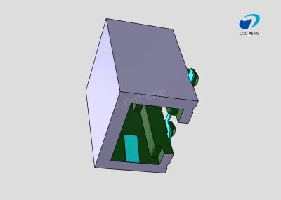 China RJ45 jack Cat.5 SMT angled for sale