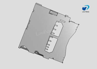 China Micro SD Card Connectors, Secure Digital Compatible Card, 9 Position, Surface Mount, Right Angle for sale