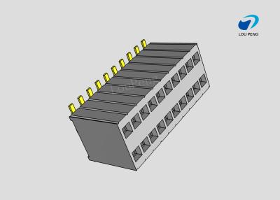 China Female header, PCB Mount Receptacle, Vertical, Board-to-Board, 20 Position, 1.0mm Pitch, Shrouded, Gold Flash, Peg, SMD for sale