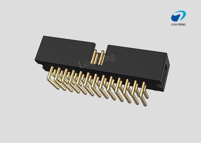 China IDC Header connector, PCB Mount Receptacle, Board-to-Board, 2x13 Position, 1.27mm Pitch, Gold Flash, Right angle，DIP for sale