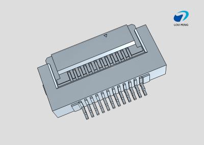 China FPC Connectors, Flex-to-Board, 12 Position, 0.5mm Pitch, Zero Insertion Force (ZIF), Right Angle, SMT for sale