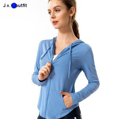 China Wholesale Running Tennis Lightweight Polyester Crop Top Breathable Plus Size Women Short Yoga Jacket for sale