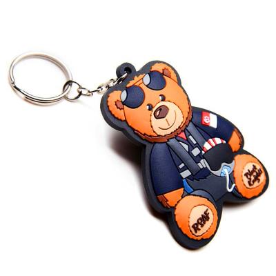 China Promotion Gift Hot Sale Fun Keychains For Kids Custom Soft PVC 3d Key Chain for sale