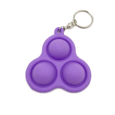 China Contact Mini Fidget Kidstoys Handheld Cartoon Dimple Toy Pack Simple Keychain for sale