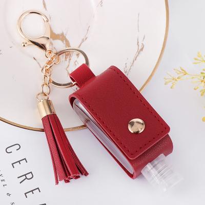 China Reusable Promotional Gifts Hand Sanitizer Sparay Holder Key Chain for sale