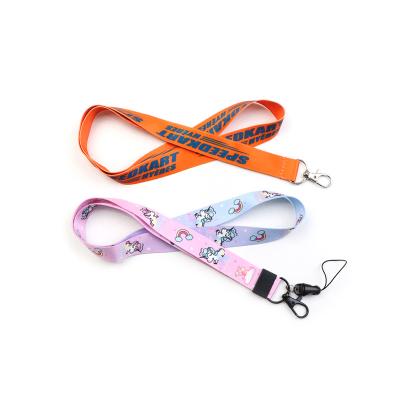 China Promotional Gifts Personalized Custom Key Phone Strap Lanyard With Bulldog Clip for sale