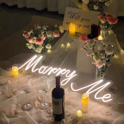 China Hot Romantic Custom Led Wedding Sign New Style CSI SRY Letter Signs Neon Light Neon Signs for sale