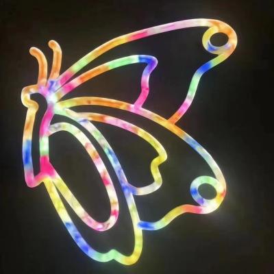 China Long SRY LED SIGN Bar Shape Durable Lamp Bar Shape Clear Color Butterfly Home Decoration Neon Network Celebrity INS for sale