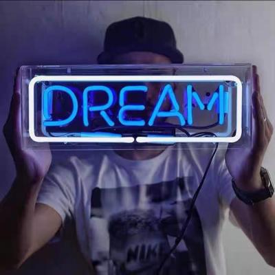 China Long Lasting SRY SIGN Indoor Personalized Neon Sign 12V Custom Made Wall Mount Babe Mirror Acrylic Led Neon Sign for sale