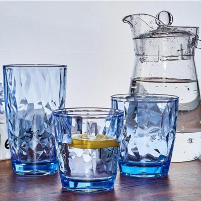 China Unbreakable Premium Acrylic Drinking Plastic Cocktail Glass Tumblers, 13/15oz for sale