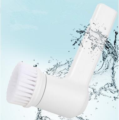 China Sustainable Handheld Radio Electric Spin Scrubber With Replaceable 5 Brush Heads Waterproof IPX7 Standard for sale