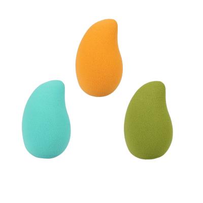 China Hydrophilic High Quality Non-Latex Makeup Sponge Mango 3pcs Mix Shape Set Beauty Egg Base Makeup Tools Super Soft Sponge for sale