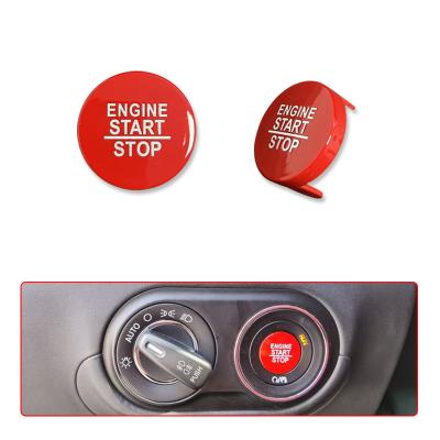 China Brief & Single Color Auto Start Stop Engine Push Switch Buttons Interior Cover Stickers Trim For Maserati Ghibli Levante quattroporte for sale