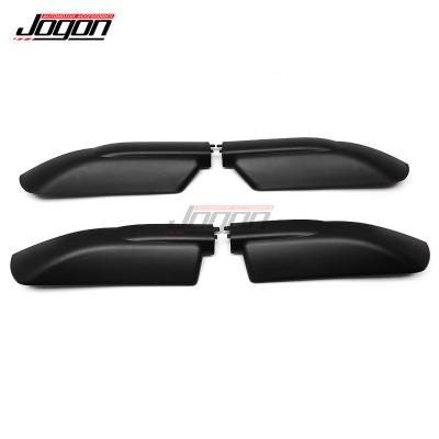 China ABS 4pcs Matt Black For Toyota Sequoia 2008 - 2017 2018 2019 2020 Car Roof Rack Leg Bar Rail End Plastic Replace Protective Cover for sale