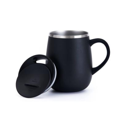 China Modern Travel 16oz Coffee Mug Stainless Steel Vacuum Insulation Cup Double Wall Insulation With Special Sliding Lid Design for sale