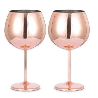 China Eco-friendly 250ml/350ml/500ml/700ml Amazon Success 18/10 Stainless Steel Cocktail Glass Martini Wine Glass Eco-Friendly Wine Tumbler for sale