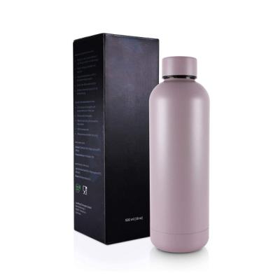 China Custom Viable 500ml Vacuum Thermos Flask Stainless Steel Bottle 500ml Double Walled Drinking Leakproof BPA Free Insulated Water Bottle for sale