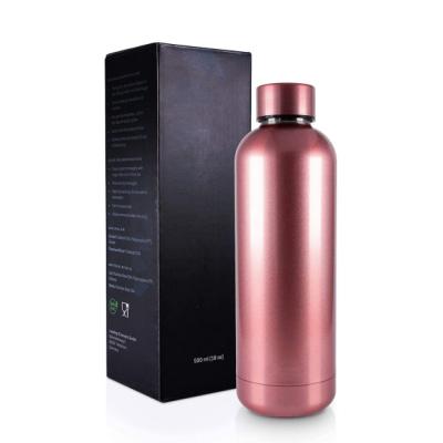 China Viable Vacuum Flask Stainless Steel Double Walled Drinking Bottle 500ml Thermos Flask Leakproof BPA Free Insulated Water Bottle for sale