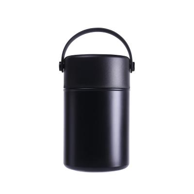 China Freshness Preservation Amazon Hot Seller Double Wall Vacuum Insulated Thermos /Soup Free/Food Flask Food Stainless Steel BPA Container Black for sale