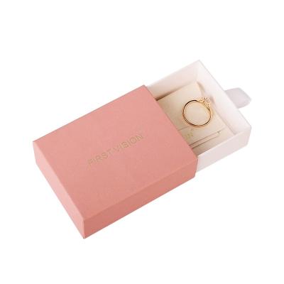 China Recycled Materials Black Luxury Slip Out Open Cardboard Paper Packaging Gift Macaron Drawer Box With Window for sale