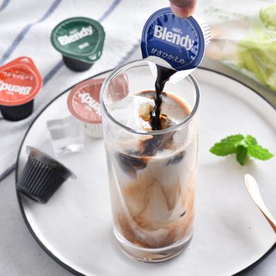 China Natural Net Red Concentrate Liquid Capsule Instant Iced Coffee Black Coffee Refreshing for sale