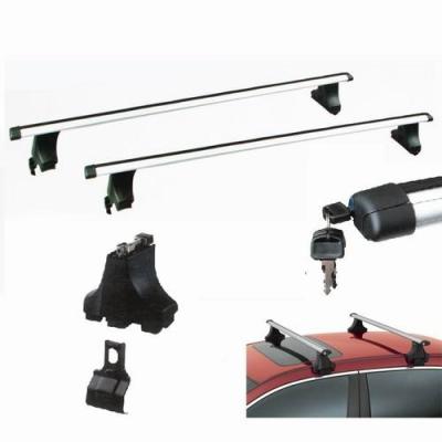 China Alloy Roof Rack Cross Bars Lockable Keys Fits For Car Without Rails On Roof for sale