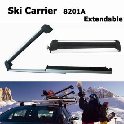 China Aluminum Roof Mounted Skis And Snowboards Ski Carrier Extendable For universal for sale