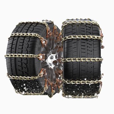 China Durable New Style Universal Anti-Skid Snow Chains Exterior Accessories with Coarse Manganese Steel for sale