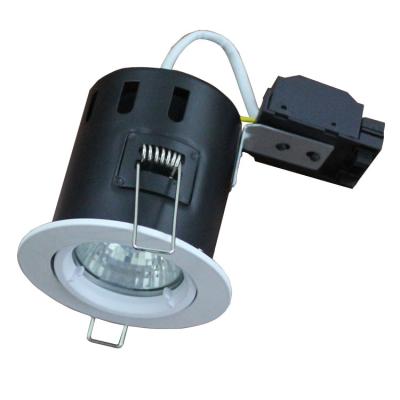 China EUROPEAN GU10 Fire Rated Downlights Fixed / Tilt With LED Bulbs Ceiling Spots for sale