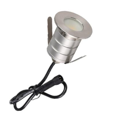 China Aluminum Garden 12v 1w 3W Outdoor Garden and Path Lights Recessed LED Underground Lights Led Deck Light for sale