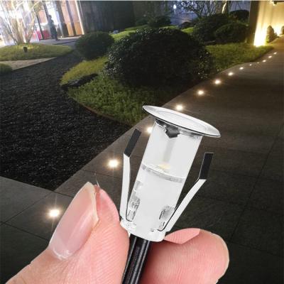 China Waterproof Garden 12V 0.4W IP67 Garden Light Recessed Led Stair Floor Light Led Deck Light for sale