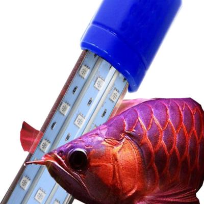 China Aluminum +Glass Malaysia hot sell 270 degree dragon fish lights Waterproof Aquarium Fish Tank Submersible LED Light Red fish light for sale