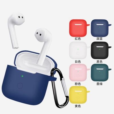 China For Redmi Buds 3 Case Factory Supply High Quality Silicone Earphone Built-in Case For Xiaomi Redmi Buds 3 Silicon Case Cover With Hook for sale