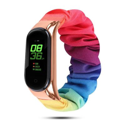 China Terylene Non-specific Universal Elastic Watch Band For Xiaomi Miband 5 Pet 6 Watch Band Strap for sale